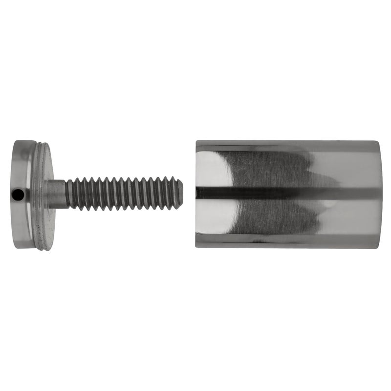 CRL C.R. LAURENCE SDK212CH CRL Chrome Cylinder Style Single-Sided Shower Door Knob - Image 2